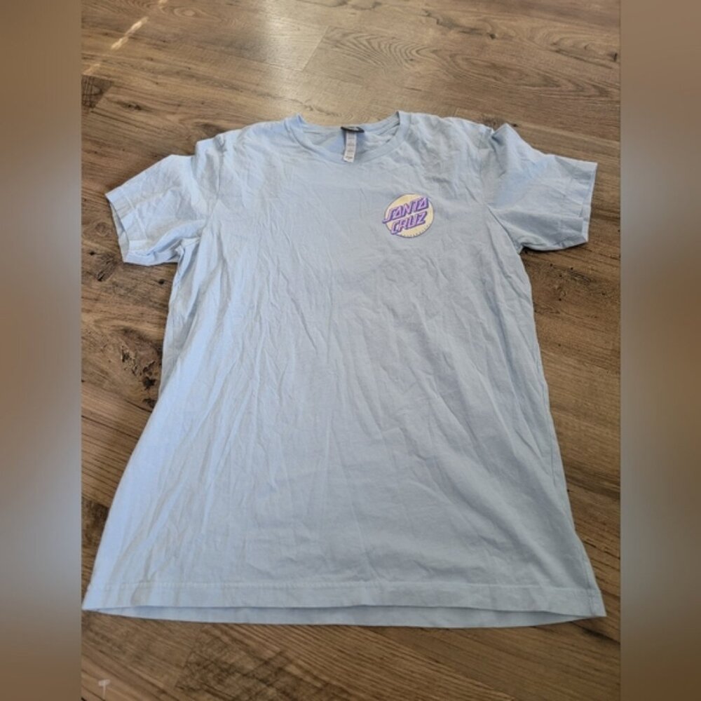 Light Blue Graphic T-Shirt